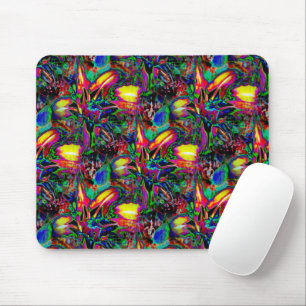 Psychedelische Lilien...... Mousepad