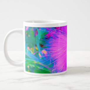 Psychedelische Natur Ultra-Violet Lila Milkweed Jumbo-Tasse