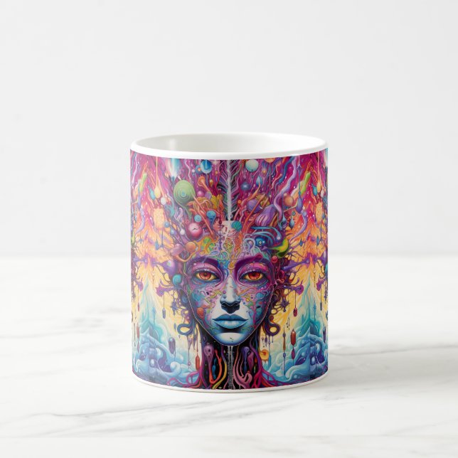 Psychedelische Neurowissenschaften Kaffeetasse (Mittel)