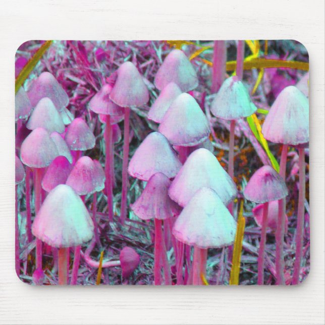 Psychedelische Pilze Mousepad (Vorne)