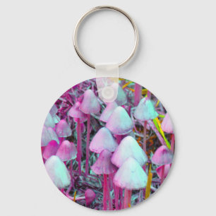 Psychedelische Pilze Schlüsselanhänger