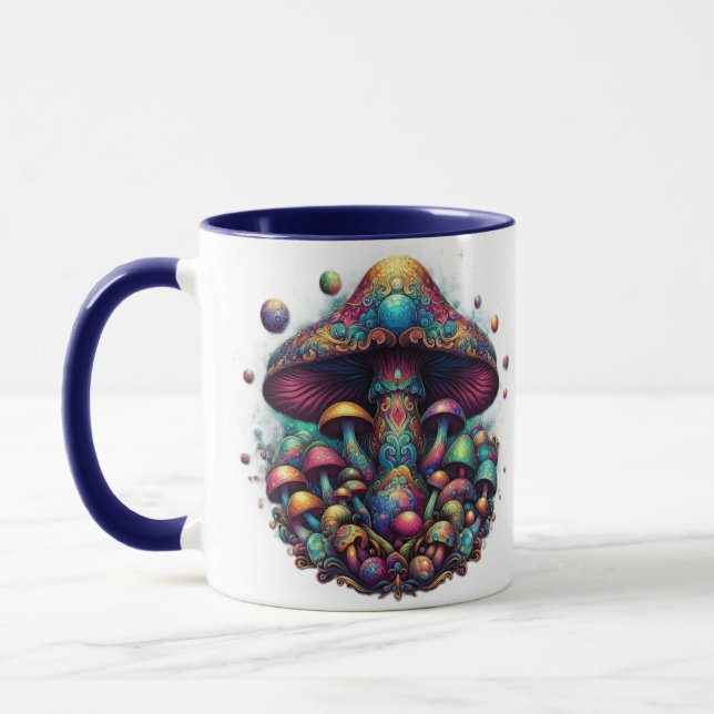 Psychedelische Pilze Tasse (Links)