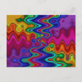 Psychedelische Postkarte