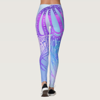 Psychedelische Quallen-Leggings Leggings
