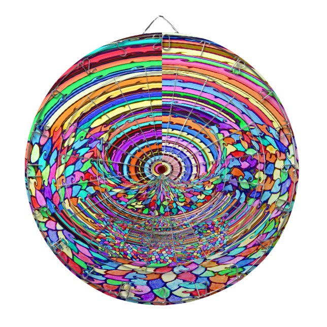 Psychedelische Reise Dartscheibe (vorne)