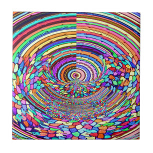 Psychedelische Reise Fliese