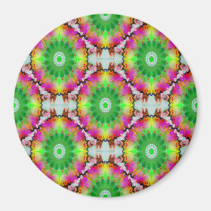Psychedelische Sägeblätter. Magnet
