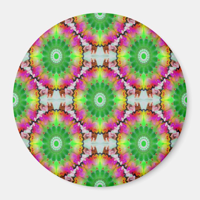Psychedelische Sägeblätter. Magnet (Vorne)