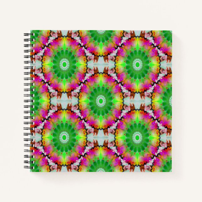 Psychedelische Sägeblätter... Notizbuch (Vorderseite)