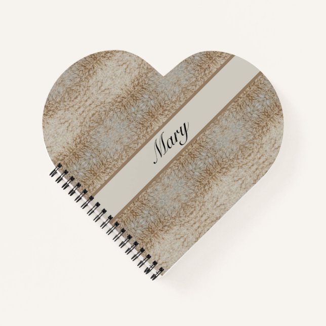 Psychedelische Schafwarme Wolle anpassbar Notizbuch (Vorderseite)