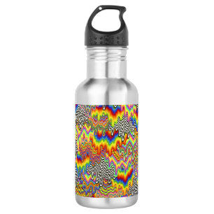 Psychedelische Schmelz Regenbogen Wasserflasche