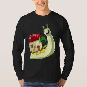 Psychedelische Schnecke Inspiriert Trippy Slug Rel T-Shirt