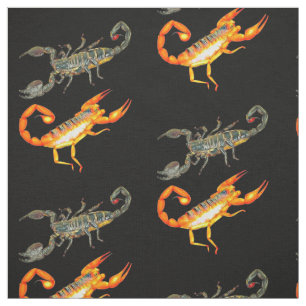 Psychedelische Scorpio Fraktal Scorpios Stoff
