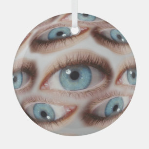 Psychedelische Sicht: Abstrakte AugenIllusion Ornament Aus Glas