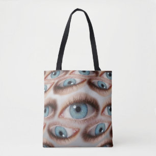 Psychedelische Sicht: Abstrakte AugenIllusion Tasche