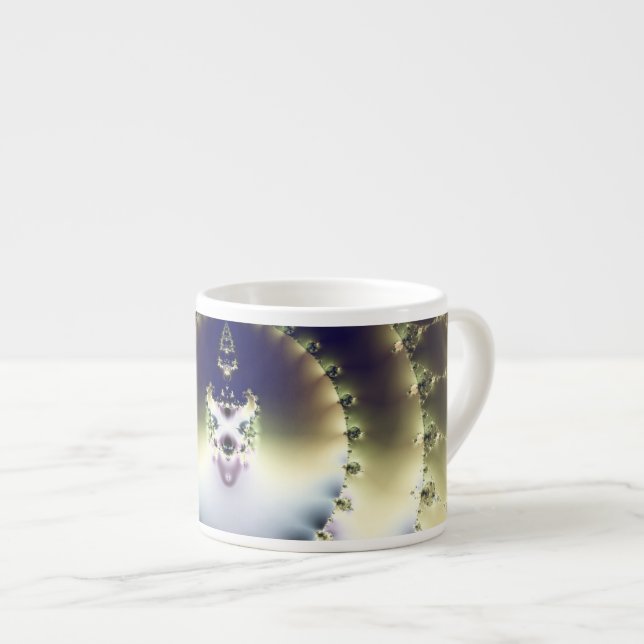 Psychedelische Sonne Espressotasse (Vorderseite Rechts)