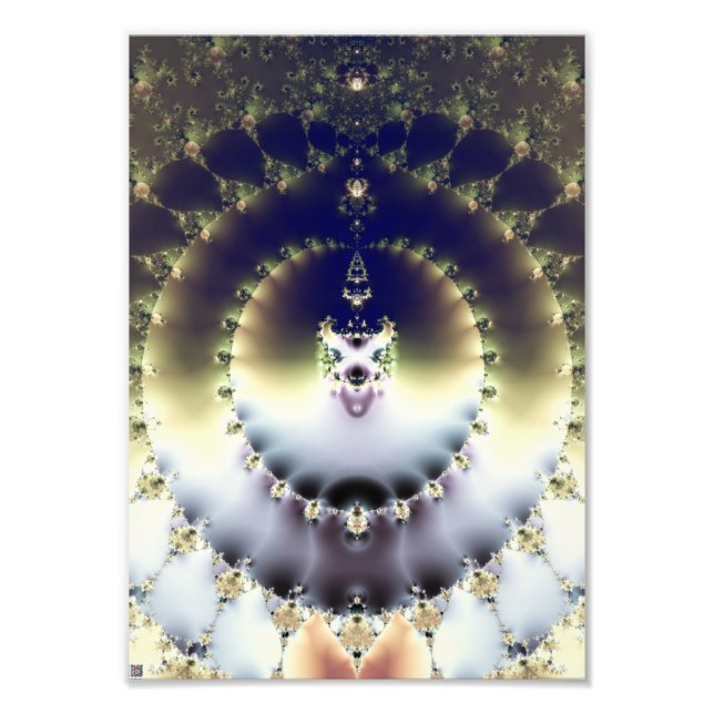 Psychedelische Sonne Fotodruck (Vorne)