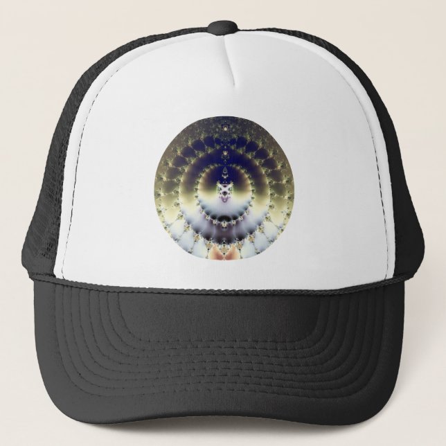 Psychedelische Sonne Truckerkappe (Vorderseite)