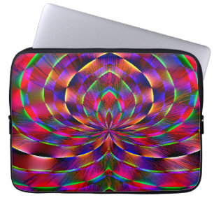 Psychedelische Spinne....... Laptopschutzhülle