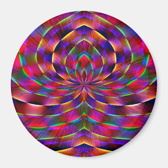 Psychedelische Spinne....... Magnet (Vorne)