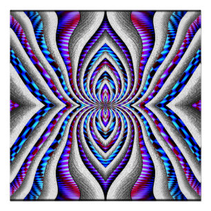 Psychedelische Spinne... Poster