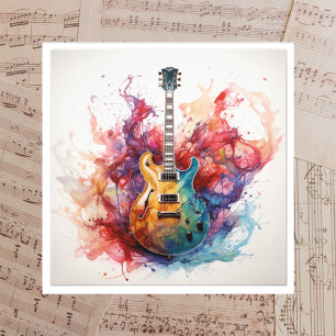 Psychedelische spritzende Gitarren Foto Kunst #13