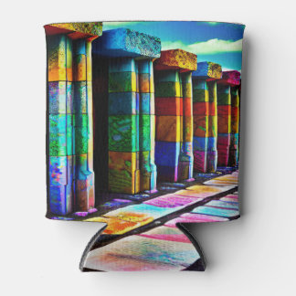 Psychedelische Steine Dosenkühler