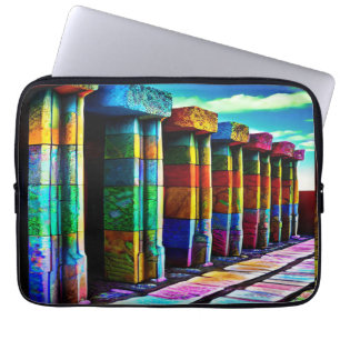 Psychedelische Steine Laptopschutzhülle