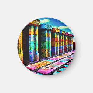 Psychedelische Steine Magnet