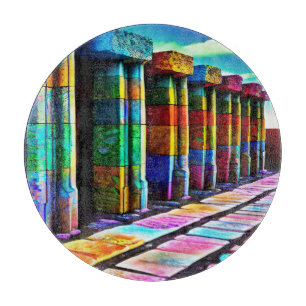 Psychedelische Steine Schneidebrett