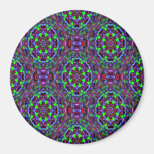 Psychedelische Sterne... Magnet