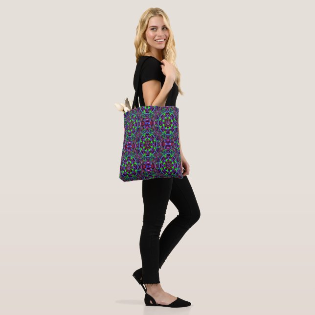 Psychedelische Sterne...... Tasche (Am Model)