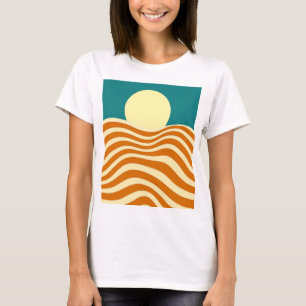 Psychedelische Sun- und Rippling-Waves2 T-Shirt