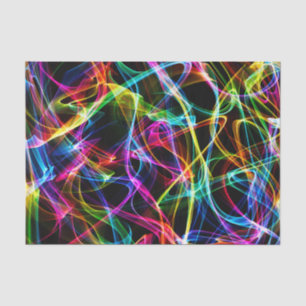Psychedelische Trance Art Seidenpapier