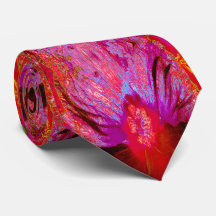 Psychedelische Trippy Retro Red Hibiskus Blume