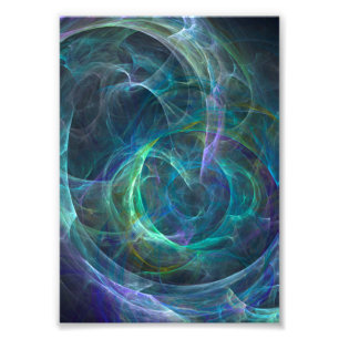 Psychedelische Turbulenz Fotodruck