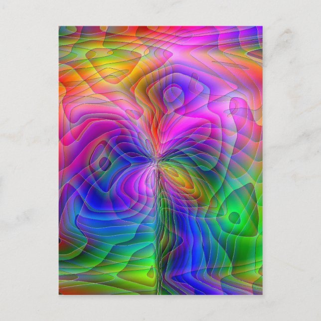 Psychedelische Vision Postkarte (Vorderseite)