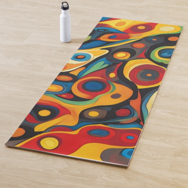 Psychedelische Warme Farben Yogamatte (Beispiel)
