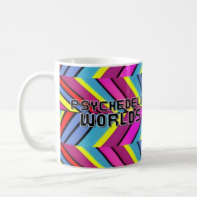 Psychedelische Welten Kaffeetasse (Links)