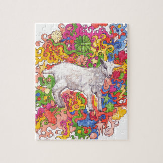 Psychedelische Ziege