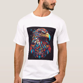 Psychedelischer Adlerblick T-Shirt