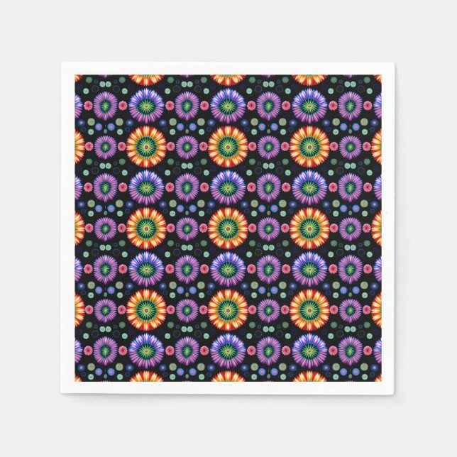 Psychedelischer Ausbruch Serviette (Vorderseite)