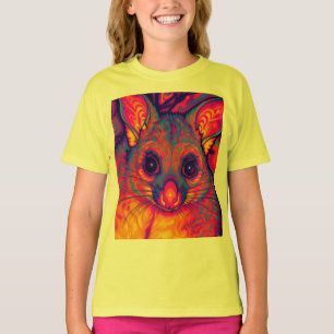 psychedelischer australischer Buschkletterbeutler T-Shirt