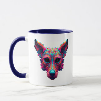 Psychedelischer bester Freund - Hundedesign-T-Shir Tasse