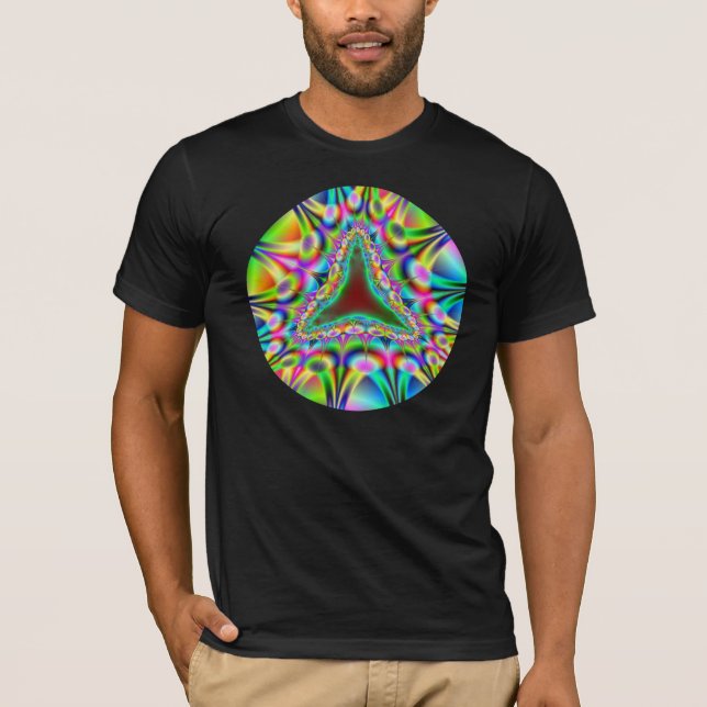 psychedelischer bunter alienkiefer T-Shirt (Vorderseite)