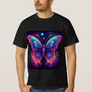 Psychedelischer Butterfly-T - Shirt