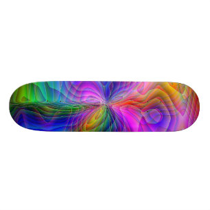 Psychedelischer Flyer Skateboard