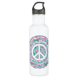 Psychedelischer Frieden Trinkflasche