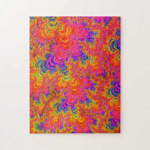 Psychedelischer Funky Hippie Boho Neon Regenbogen