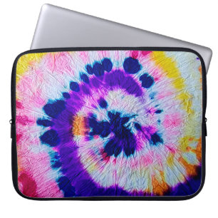Psychedelischer Geist. Gefärbte Krawatte aus mehrf Laptopschutzhülle